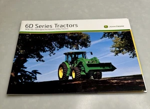 John Deere 6D Serie 105-140 Motor PS Modell Traktor Prospekt 26 Seiten - Bild 1 von 3