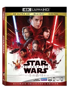 Star Wars: Episode VIII - The Last Jedi (4K / Blu-ray + Digital) New - Picture 1 of 3