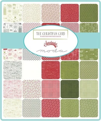 Sweetwater THE CHRISTMAS CARD Honey Bun moda 1.5" strips - Image 1 of 4