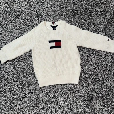 Tommy Hilfiger Suéter Bebé/Niño Pequeño Blanco 2-3 Años Xxs Foto 1 de 4