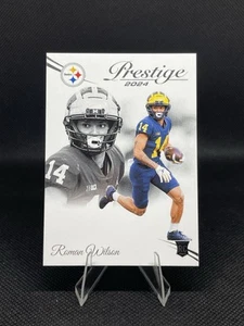 Roman Wilson 2024 Panini Prestige Rookie Card RC #366 Pittsburgh Steelers - Picture 1 of 2
