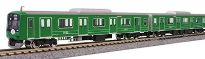 Max Green N gauge Tokyu 5000 system with power 5122 organized and blue frog wra - Image 1 of 4