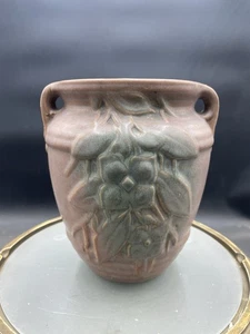 Antike Nelson McCoy Hartriegelvase mit Henkel 7 "mal 6" - Bild 1 von 6