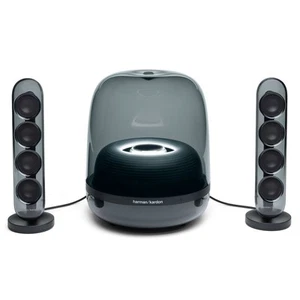 Harman Kardon SoundSticks 4 Bluetooth Speaker System - Black HKSOUNDSTICK4BLKAS - Picture 1 of 10