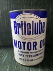 1960S Original Vintage Britelube Motor Oil Coin Can Bank Car Automobile Rare Old