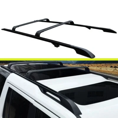 Barra transversal de riel de techo 4 piezas apta para Land Rover Discovery 3 4 LR3 LR4 2004-2016 Foto 1 de 4