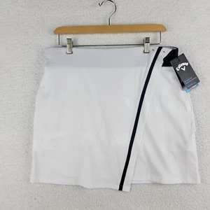 Callaway Contrast Wrap Skort Opti-Dry Cooling Stretch Damen Medium White Navy - Bild 1 von 13