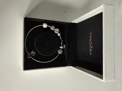 Bracciale Pandora Originale Completo Di Charms misura 22 - Immagine 1 di 3