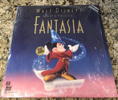 Vintage Walt Disney Masterpiece LASERDISC FANTASIA Mickey Mouse Sorcerer 1132AS - Image 1 of 2