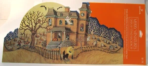 Hallmark Vintage Merry Miniature display backdrop HALLOWEEN - Picture 1 of 3