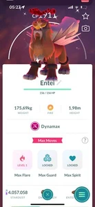 Pokémon Go - Shiny Dynamax Entei | Mini PTC - Picture 1 of 1