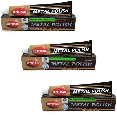 Lucido cromato elegante 3 x 75 ml Autosol 01 001000 cromo lucidante metallo lucidante metallo