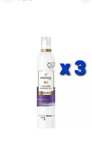 3 Pz PANTENE PRO-V SPUMA VOLUME PERFETTO 200 ML NUTRIENTE CON BIOTINA N3 - Foto 1 di 4