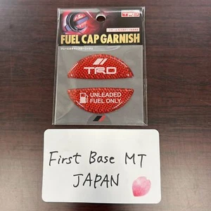 Etiqueta engomada de tapa de gas combustible genuino TRD emblema JDM rojo para coche Toyota MS010-00015 - Imagen 1 de 6