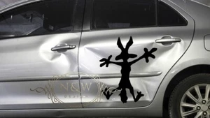 Wile E Coyote Looney Tunes Auto Wand Vinyl Aufkleber Aufkleber Kinder Küche Zimmer Fenster - Bild 1 von 4