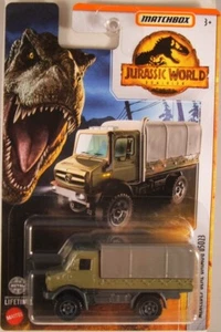 MATCHBOX Jurassic World: Mercedes-Benz Unimog U5023, 2022 Ausgabe (NEU im BLISTER) - Bild 1 von 2