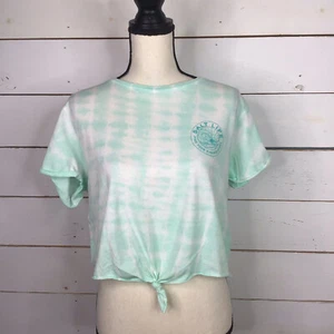 Neu Salt Life Cropped T-Shirt Batik beruhigend meerblau Damen XL - Bild 1 von 8