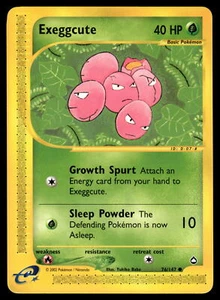 Exeggcute (76) #076/147 Aquapolis Pokemon Near Mint or Better - Picture 1 of 2