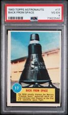 1963 Topps Astronauts #17 Alan Shepard Back From Space 3-D PSA 4 NEWLY-GRADED!