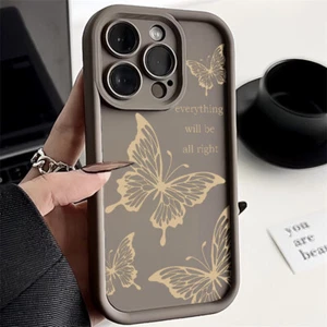 Butterfly For iPhone 15 14 13 12 16 Pro Max Plus Shockproof Silicone Case Cover - Photo 1 sur 22