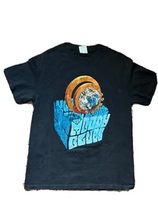 Vintage THE MOODY BLUES Band Dezember Tour T-Shirt Large L schwarz Konzert - Bild 1 von 3