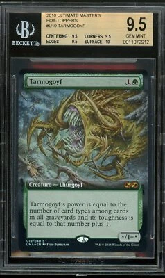 Tarmogoyf - Ultimate Masters box-toppers, BGS 9.5 MINT. MTG (pop 1 of 5)  QUAD+ - Image 1 of 2