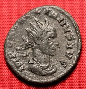 Ancient Roman Bronze Aurelianus Antoninianus - Picture 1 of 2