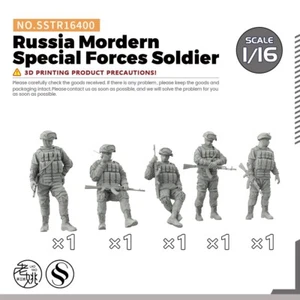 SSMODEL SSTR16400 1/16 Rusia Mordern Fuerzas Especiales Soldado IMPRESIÓN 3D - Imagen 1 de 3