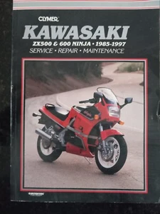 kawasaki ninja ZX 500 & 600 service manual 1985 thru 97  - Bild 1 von 3