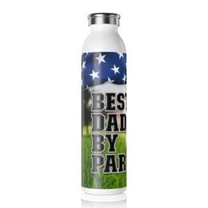 Patriotic Golf Dad Insulated Water Bottle - Picture 1 of 14
