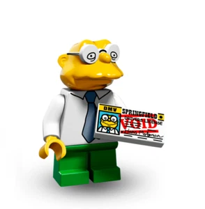 Lego Hans Moleman Minifigur & Zubehör (The Simpsons Serie 2) Brandneu - Bild 1 von 1