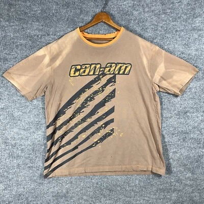 Camiseta DE COLECCIÓN Can-Am Motocicleta Carreras Talla XL Desteñida por el Sol Envejecida Años 90 Y2K Foto 1 de 4