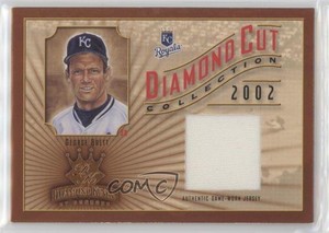 2002 Donruss Diamond Kings Diamond Cut Collection /300 George Brett #DC-33 HOF