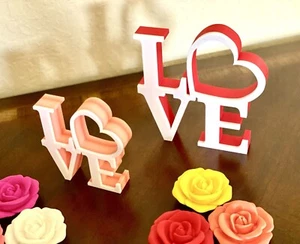 Love Statue Valentines Day Decoration Love Sign Valentine Gift Home Decor Love - Picture 1 of 5