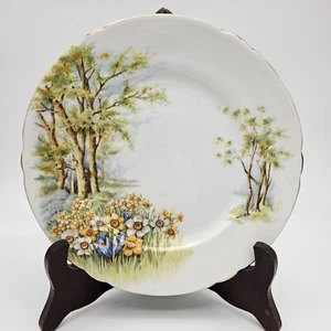 Vintage 1960s Shelley England Daffodil Time #13370 8" Salad Plate - Picture 1 of 11