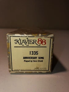 Klavier 88 Spieler Pianorolle 1335 Jubiläumslied Vern Elliott - Bild 1 von 4