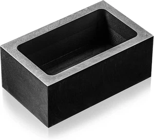 2 Kg Graphite Ingot Mold Crucible Casting Mould Silver Gold Ingot Mould for Gold - Picture 1 of 12