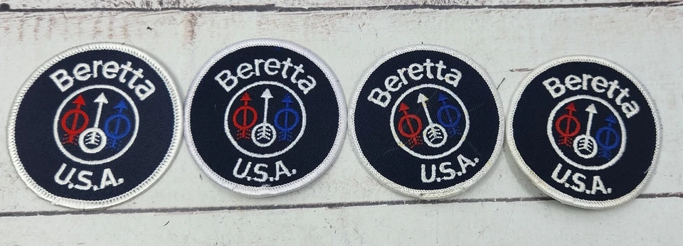 Lote de parches Beretta EE. UU. (4) vintage 1992 Foto 1 de 3