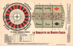 CPA MONACO LA ROULETTE DE MONTE CARLO - Picture 1 of 1