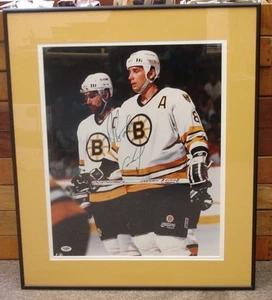 Ray Bourque Cam Neely Boston Bruins Signed 16x20 Photo-Framed-Beautiful!-PSA - Picture 1 of 4