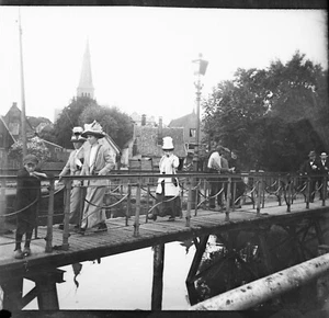 MONNICKENDAM 1912 - Négatif Verre - L'Embarcadère Hollande - 1867 - Picture 1 of 1