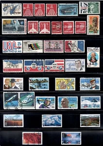 36 Different Used US Airmail issued between 1967 and 2006 , F-VF - I Combine S/H - Picture 1 of 1