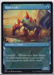 1x Ruin Crab *Showcase* - Zendikar Rising - Near Mint - Bild 1 von 1