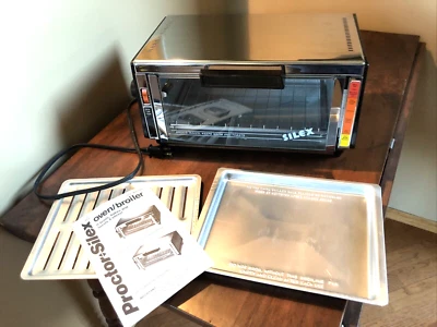 Antiguo Horno Tostador/Asador Antiguo Stock Sears Proctor Silex Deluxe Modelo 750B Nuevo de Lote Antiguo Foto 1 de 4