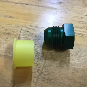 AN Plug- 10 An47Jic Aluminum Green. NOS - Picture 1 of 5