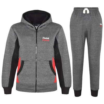 A2Z 4 KIDS® Survêtement Garçon Charbon Designer Pédale Puissance Top Zippé Bas Jogging Pour