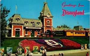 Vintage Amusement Disney Disneyland Anaheim CA Postcard Greetings Guests - Picture 1 of 3
