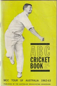 ABC CRICKET BOOK. MCC TOUR OF AUSTRALIA 1962-63. - Picture 1 of 1