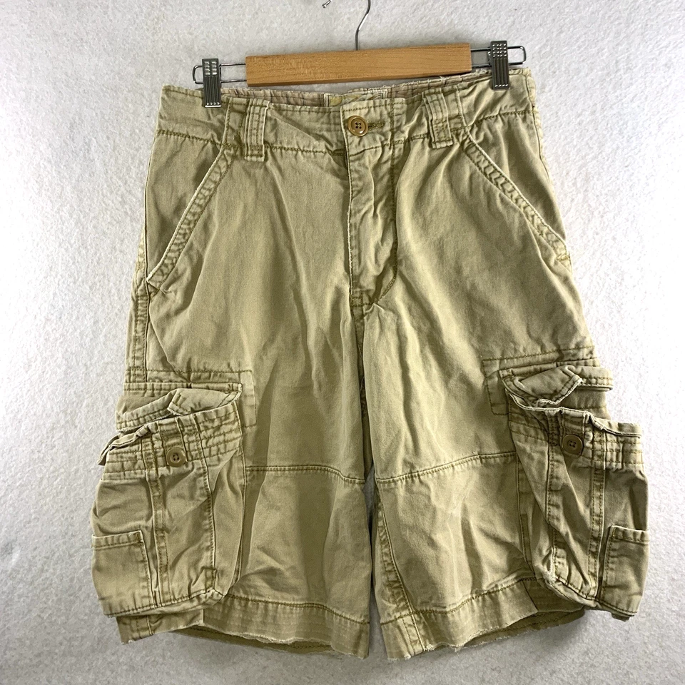 Pantalones cortos cargo gruesos vintage No Boundardies para hombre talla 30 Y2K desgastados preppy Foto 1 de 4