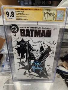 🔥 Batman 423 SKETCH VARIANT CGC 9.8 NM/MT SS SIGNED BY TODD MCFARLANE🔥Virgin C - Picture 1 of 4